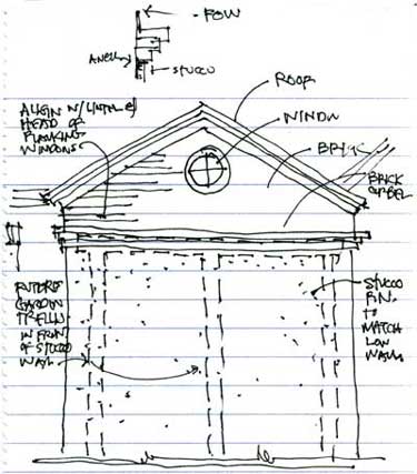 Drawing by Carl Bridgers - Architect